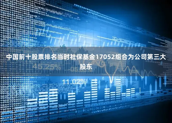 中国前十股票排名当时社保基金17052组合为公司第三大股东